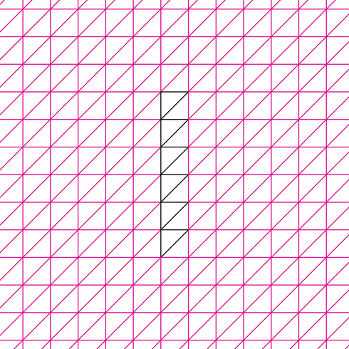 Domestic Stitches - Half Square Triangles